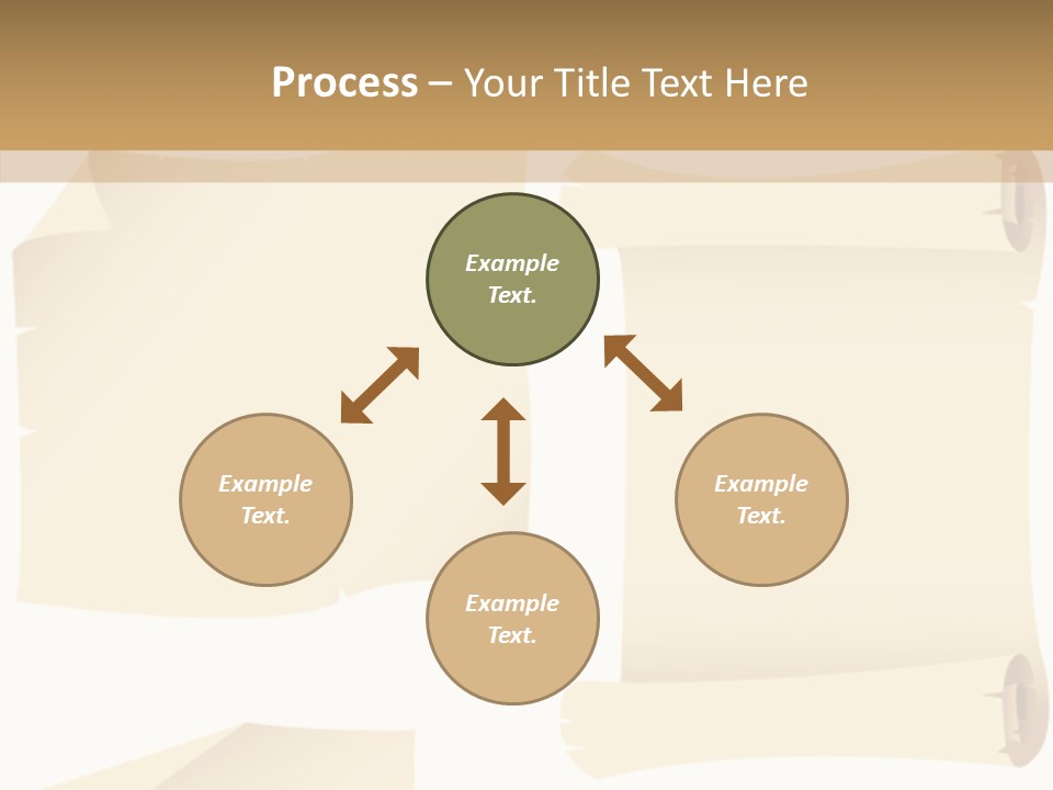 Curled Sign Folded PowerPoint Template