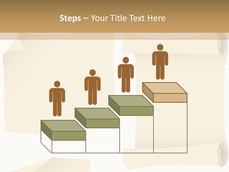 Curled Sign Folded PowerPoint Template