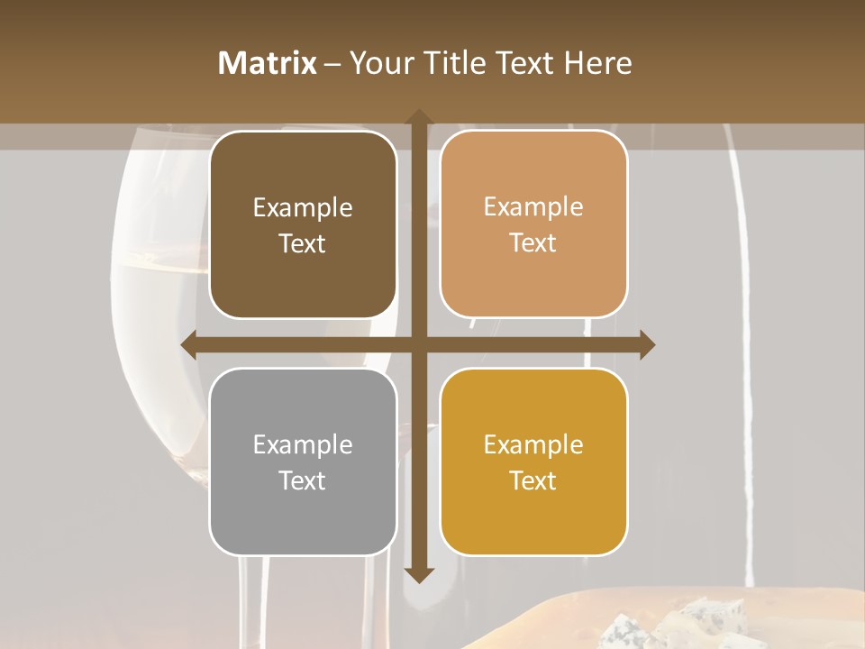 Corkscrew Transparent Wine PowerPoint Template