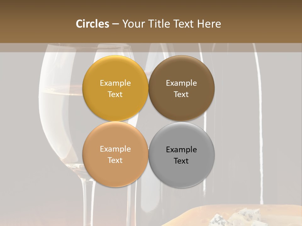 Corkscrew Transparent Wine PowerPoint Template