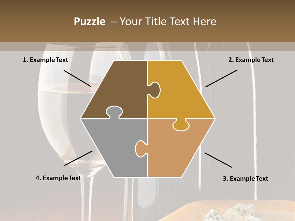 Corkscrew Transparent Wine PowerPoint Template