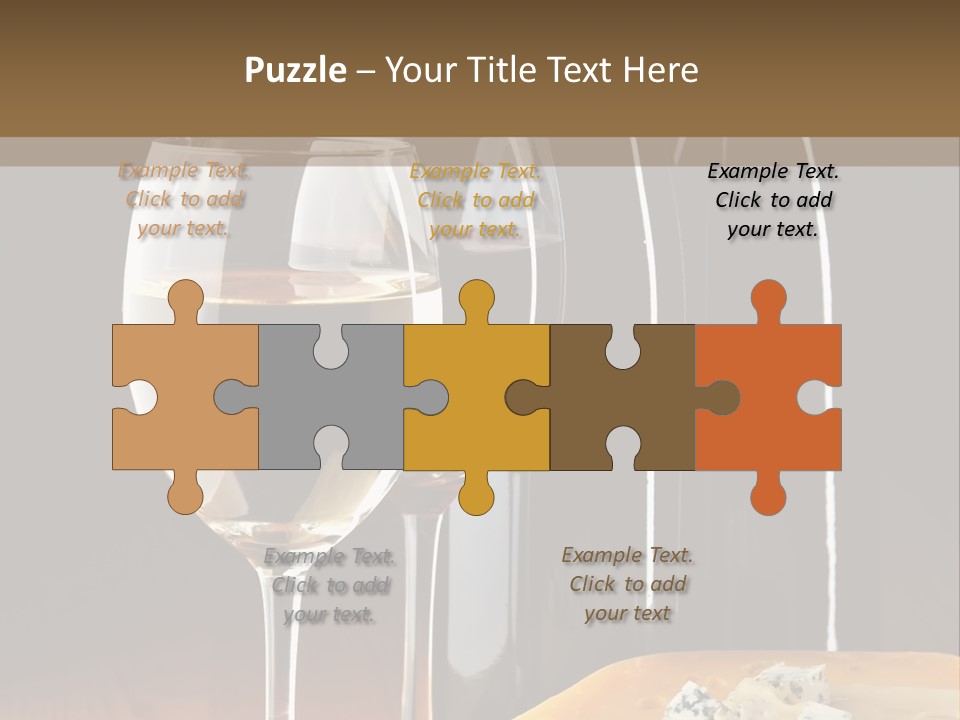 Corkscrew Transparent Wine PowerPoint Template