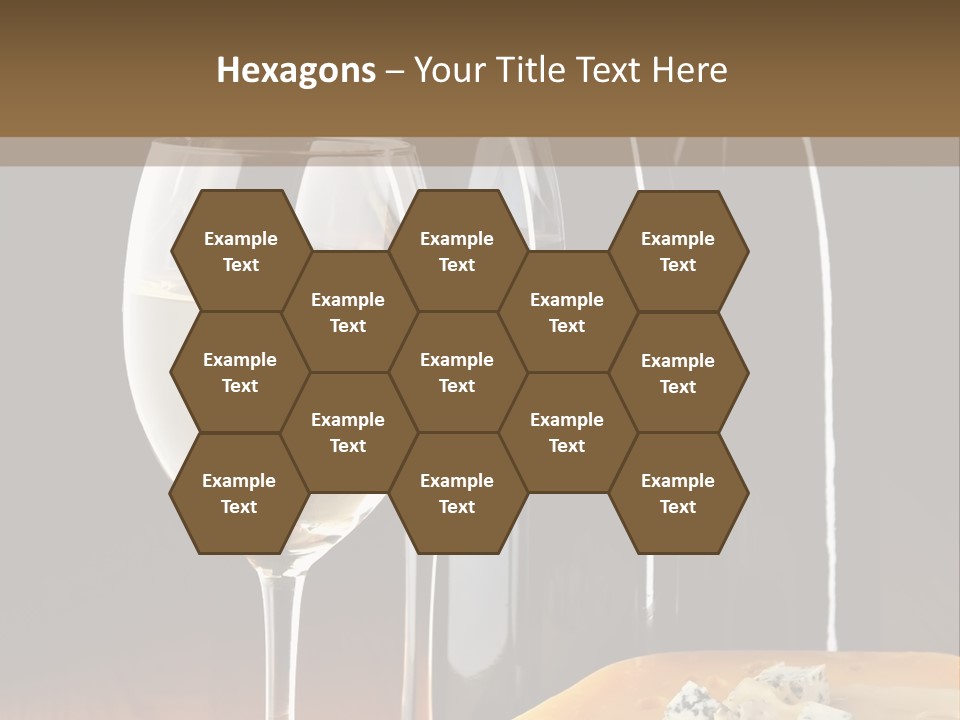 Corkscrew Transparent Wine PowerPoint Template
