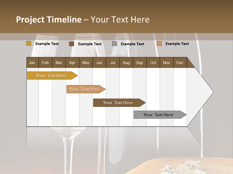Corkscrew Transparent Wine PowerPoint Template
