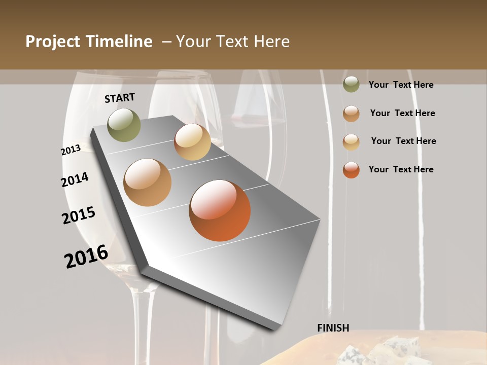 Corkscrew Transparent Wine PowerPoint Template