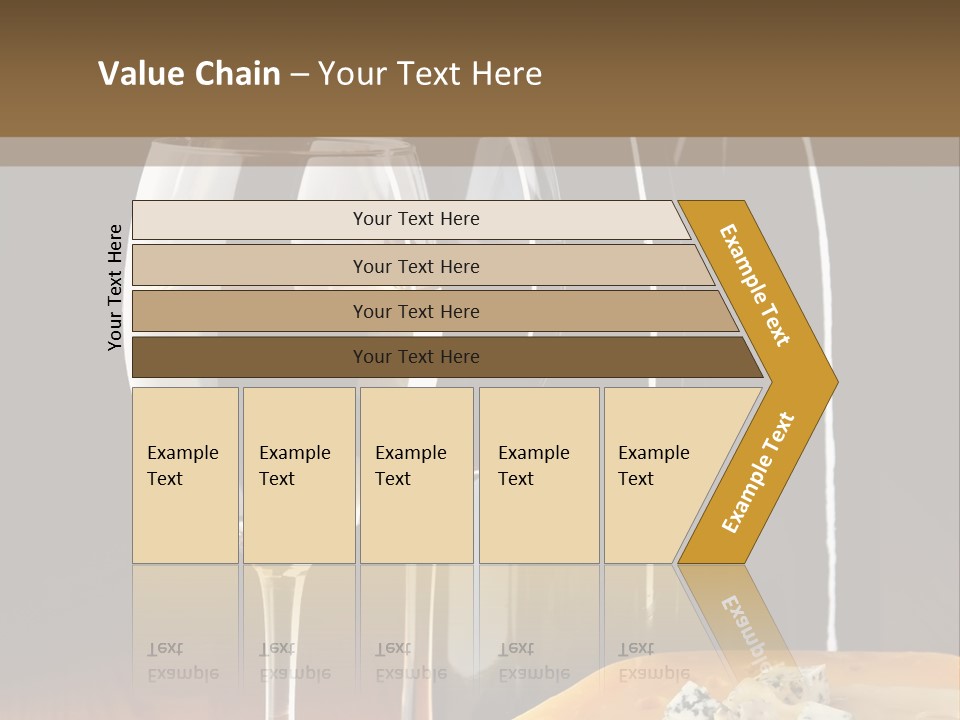 Corkscrew Transparent Wine PowerPoint Template