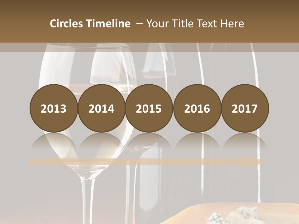 Corkscrew Transparent Wine PowerPoint Template