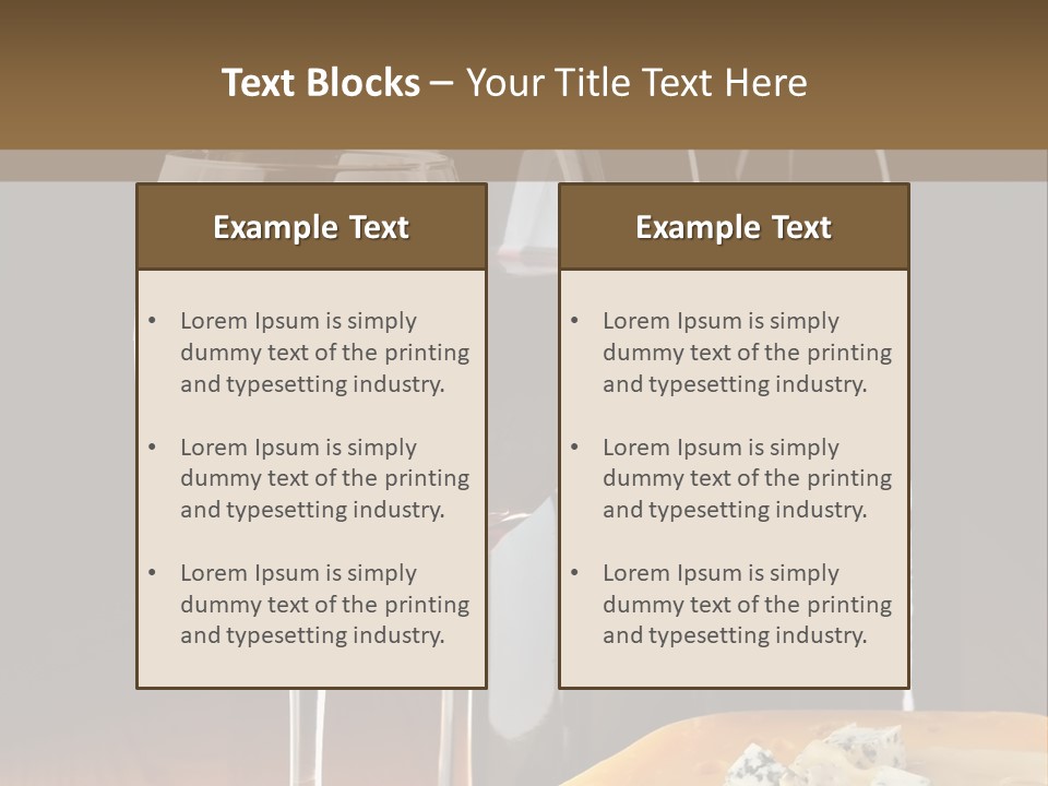 Corkscrew Transparent Wine PowerPoint Template