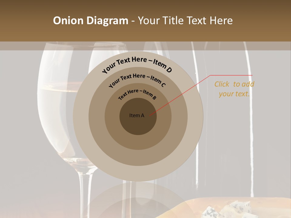 Corkscrew Transparent Wine PowerPoint Template