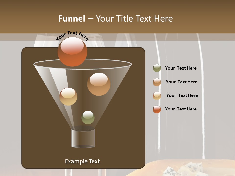 Corkscrew Transparent Wine PowerPoint Template