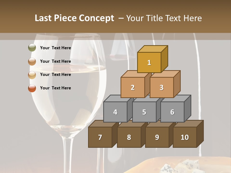 Corkscrew Transparent Wine PowerPoint Template
