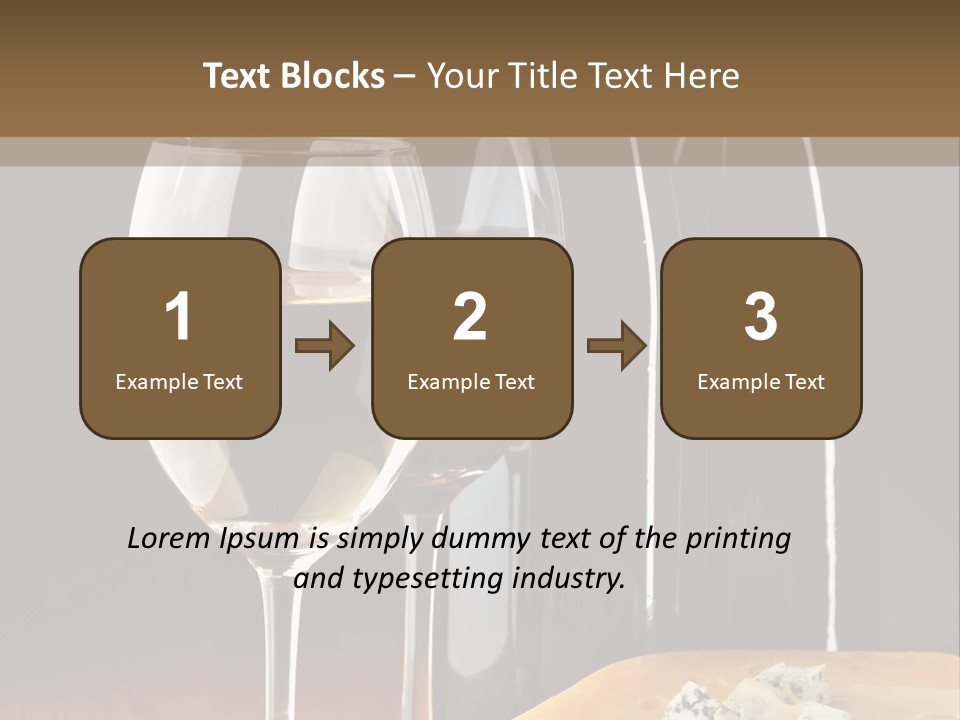 Corkscrew Transparent Wine PowerPoint Template