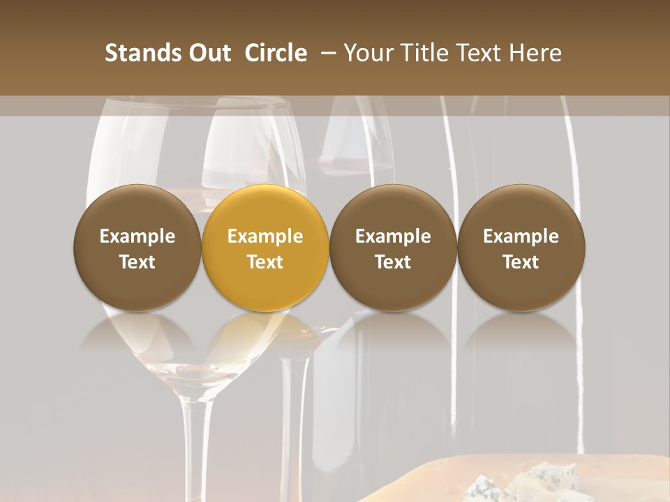Corkscrew Transparent Wine PowerPoint Template