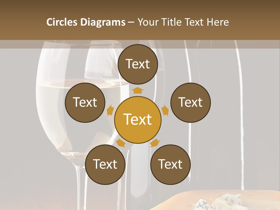 Corkscrew Transparent Wine PowerPoint Template