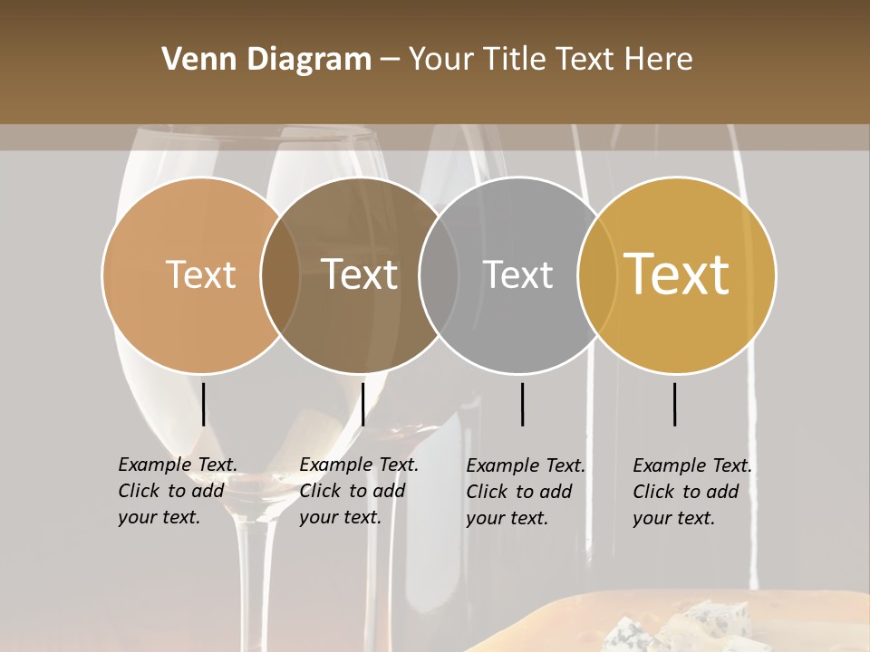 Corkscrew Transparent Wine PowerPoint Template