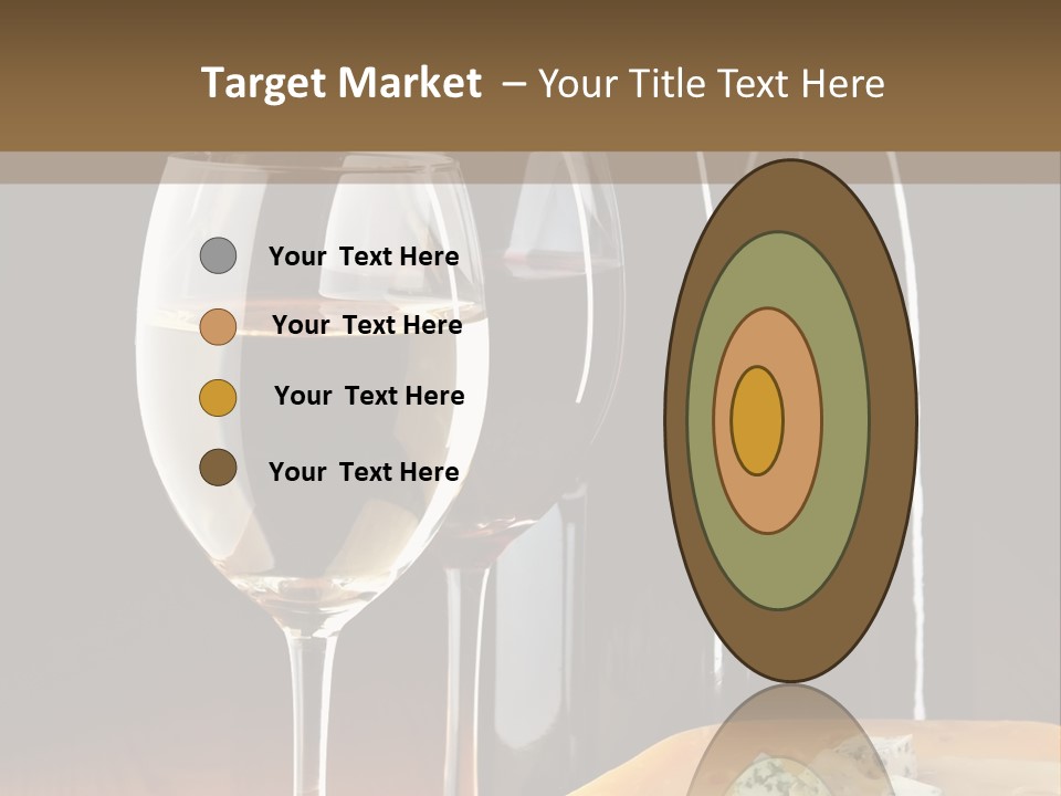 Corkscrew Transparent Wine PowerPoint Template
