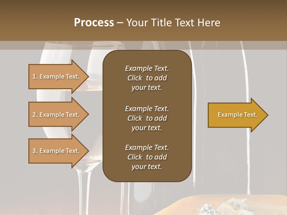 Corkscrew Transparent Wine PowerPoint Template