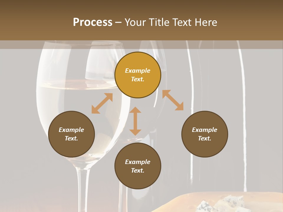Corkscrew Transparent Wine PowerPoint Template