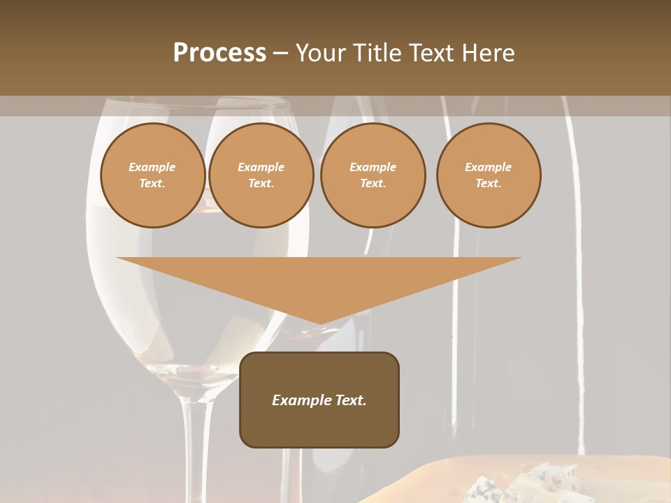Corkscrew Transparent Wine PowerPoint Template