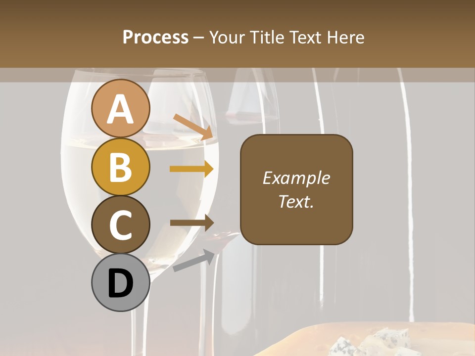 Corkscrew Transparent Wine PowerPoint Template
