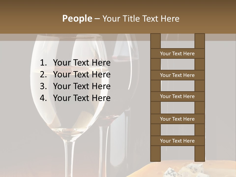 Corkscrew Transparent Wine PowerPoint Template