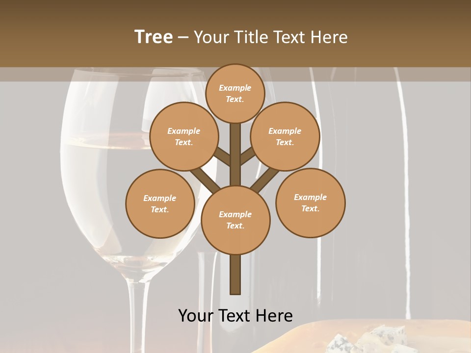 Corkscrew Transparent Wine PowerPoint Template
