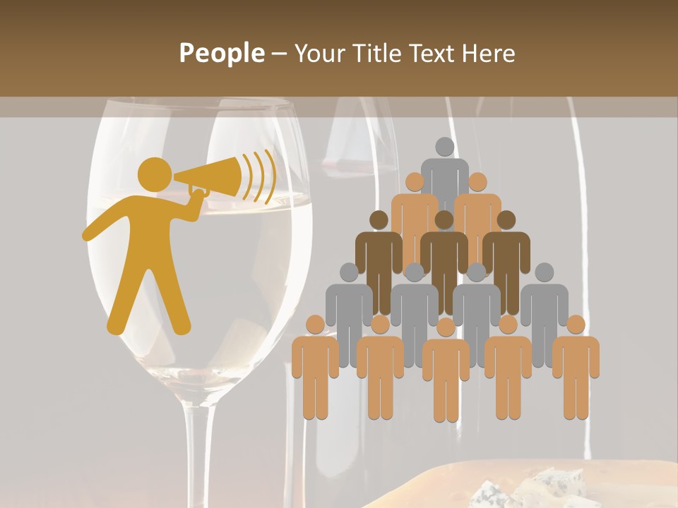 Corkscrew Transparent Wine PowerPoint Template