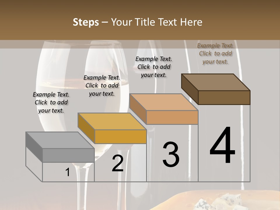 Corkscrew Transparent Wine PowerPoint Template