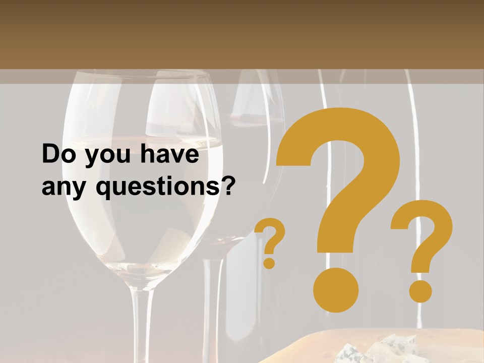 Corkscrew Transparent Wine PowerPoint Template