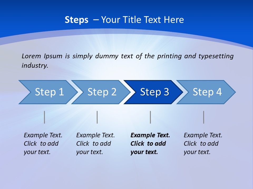 Cloudy Cloudscape Bright PowerPoint Template