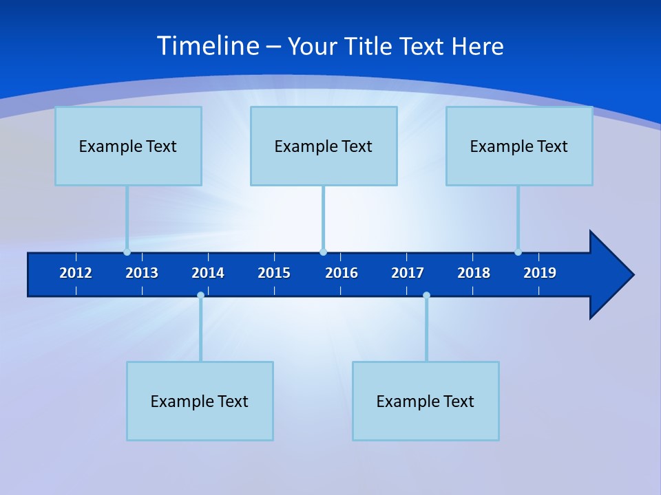 Cloudy Cloudscape Bright PowerPoint Template