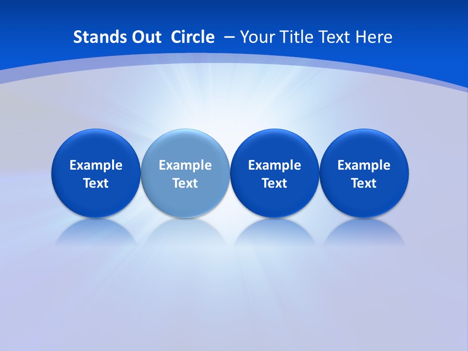 Cloudy Cloudscape Bright PowerPoint Template