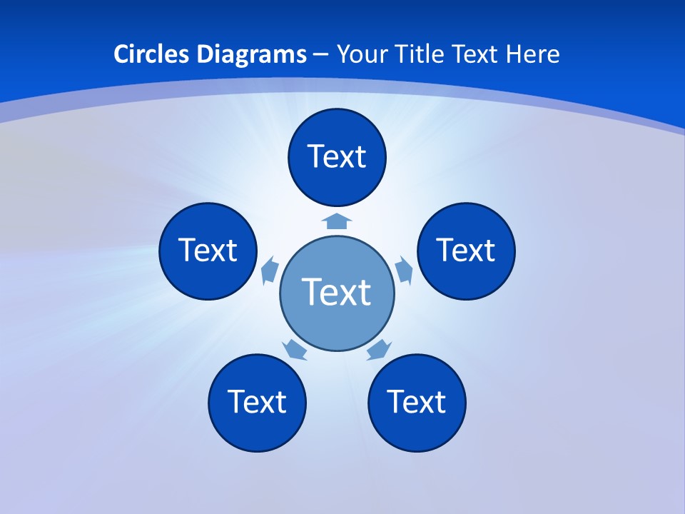Cloudy Cloudscape Bright PowerPoint Template