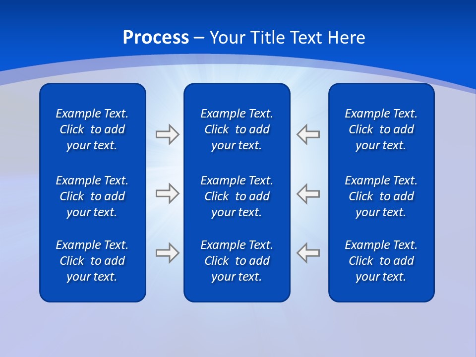 Cloudy Cloudscape Bright PowerPoint Template