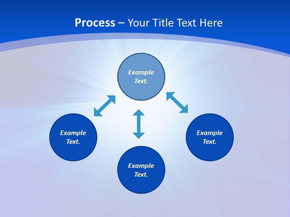 Cloudy Cloudscape Bright PowerPoint Template