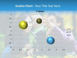 A Man And Woman Holding A Child In The Park PowerPoint Template