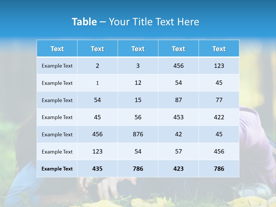 A Man And Woman Holding A Child In The Park PowerPoint Template