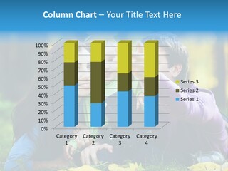 A Man And Woman Holding A Child In The Park PowerPoint Template