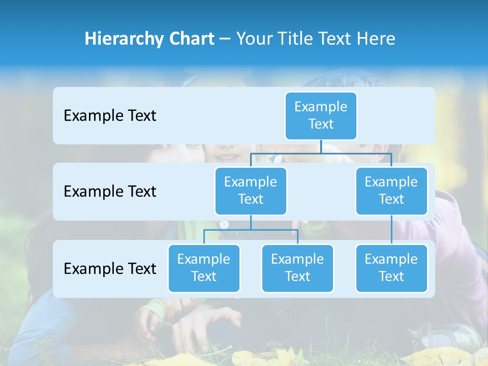 A Man And Woman Holding A Child In The Park PowerPoint Template