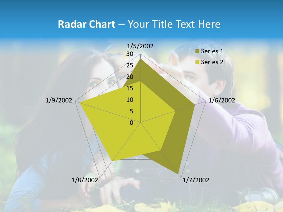 A Man And Woman Holding A Child In The Park PowerPoint Template