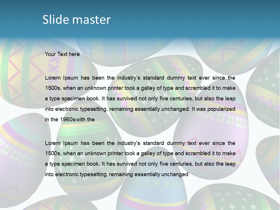 Religion Painted Chocolate PowerPoint Template