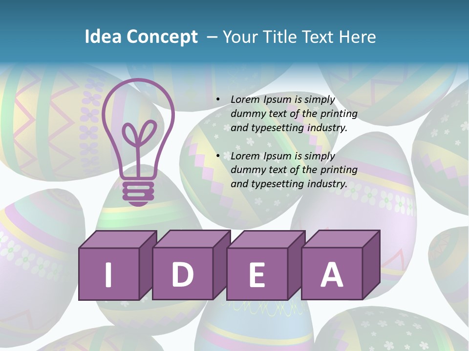 Religion Painted Chocolate PowerPoint Template