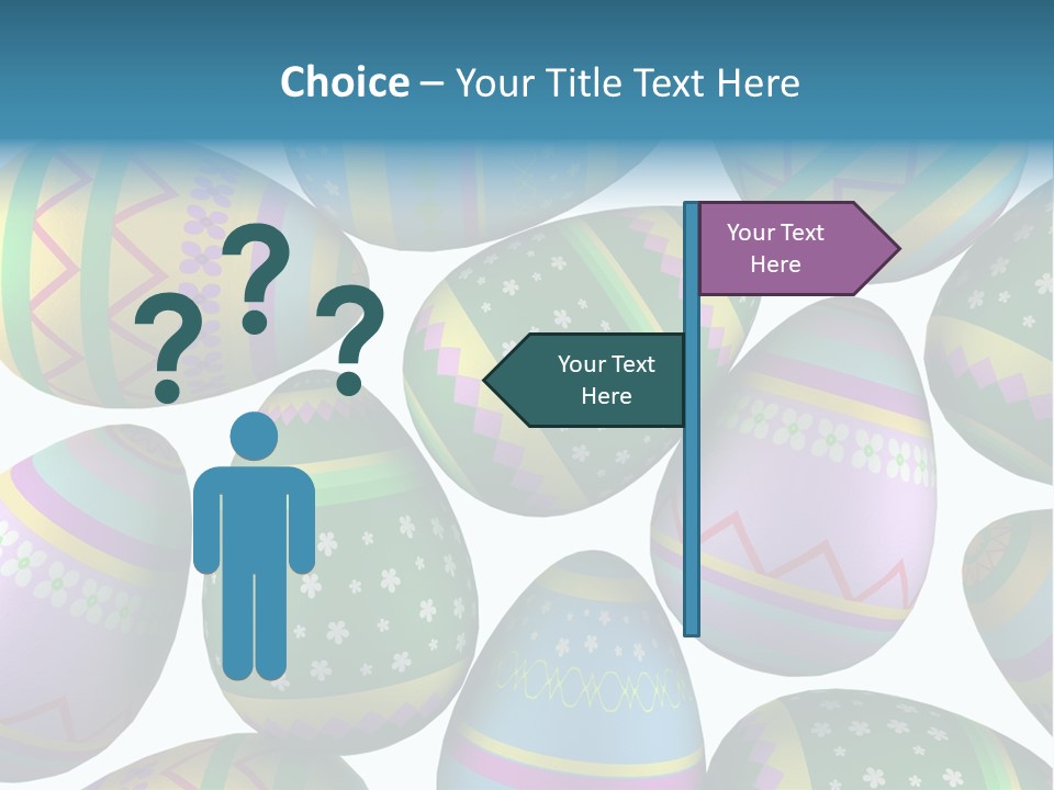 Religion Painted Chocolate PowerPoint Template