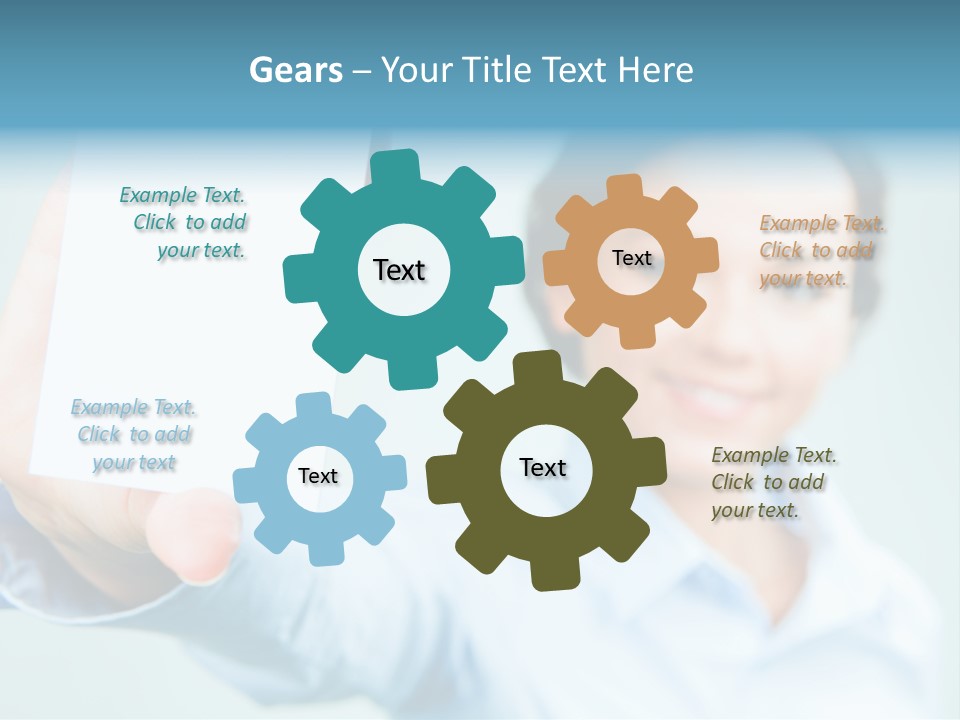 Worker Blank Work PowerPoint Template