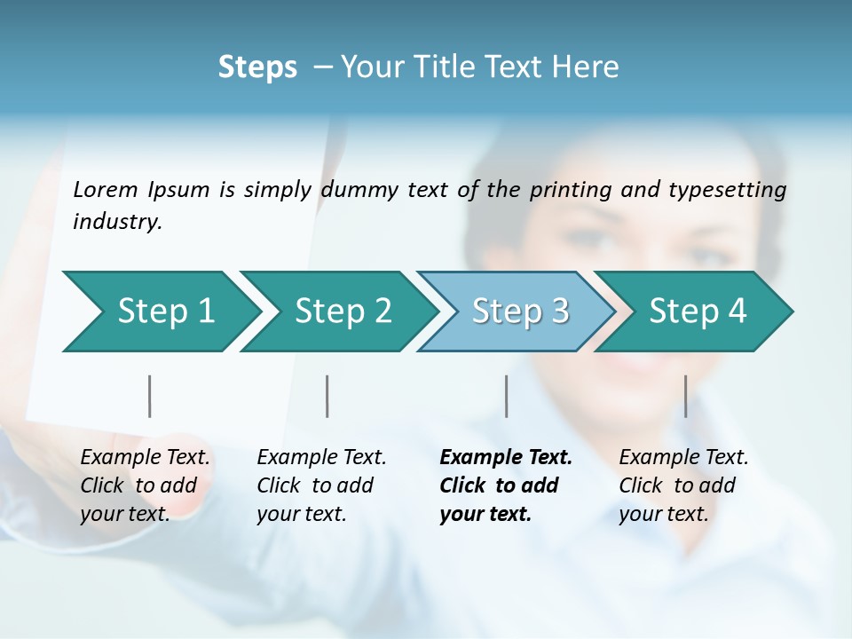Worker Blank Work PowerPoint Template