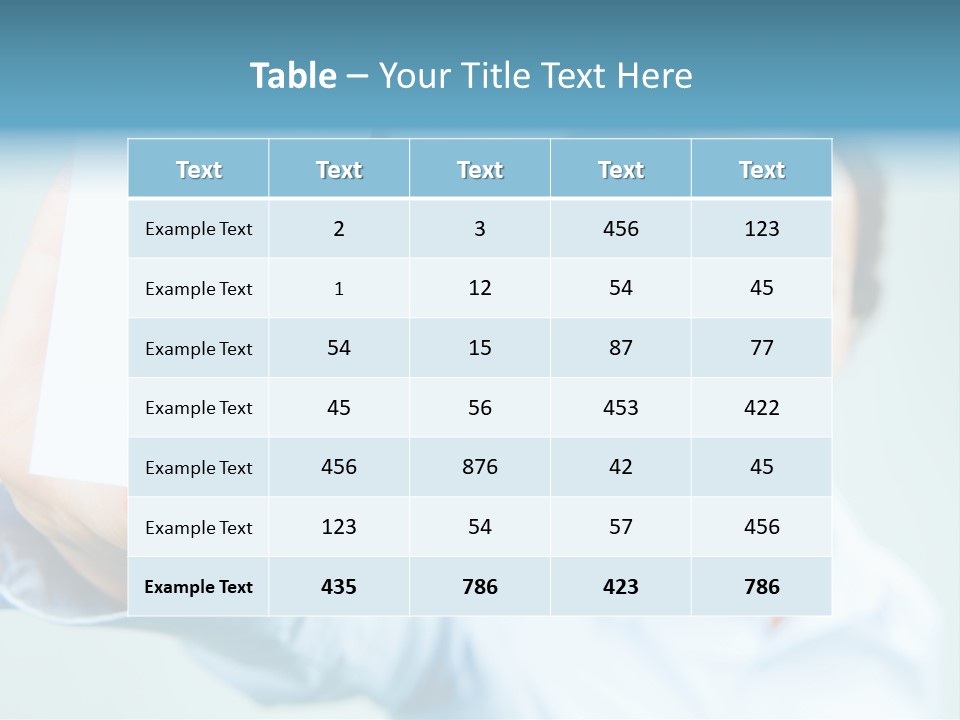 Worker Blank Work PowerPoint Template