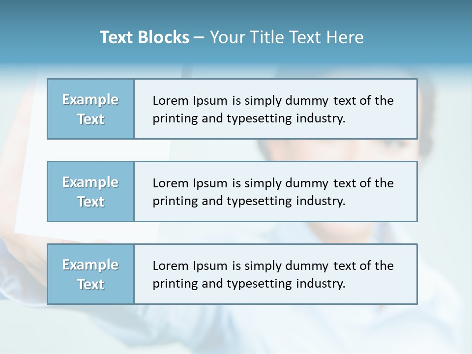 Worker Blank Work PowerPoint Template