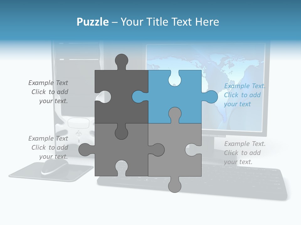 Screen Plasma Cable PowerPoint Template