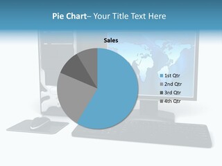 Screen Plasma Cable PowerPoint Template