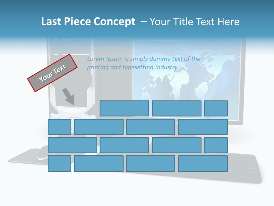 Screen Plasma Cable PowerPoint Template